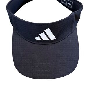 Adidas Black Performance Visor One Size Fits Most Golf Tennis Workout